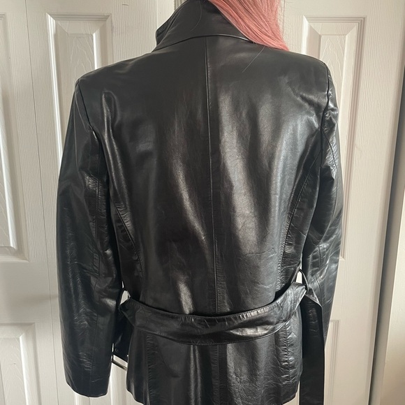 Vintage Club Monaco Leather Jacket - Picture 3 of 5